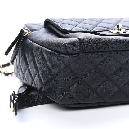 Chanel Caviar Quilted Medium Zip Around Backpack Black 8 of 9