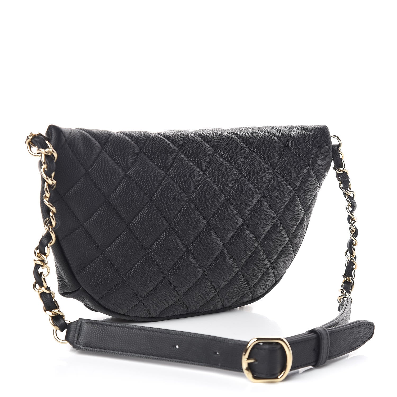 Chanel Caviar Quilted Business Affinity Waist Belt Bag Black 3 of 10