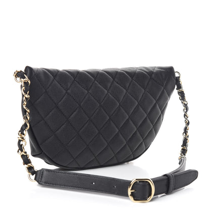 Chanel Caviar Quilted Business Affinity Waist Belt Bag Black 3 of 10