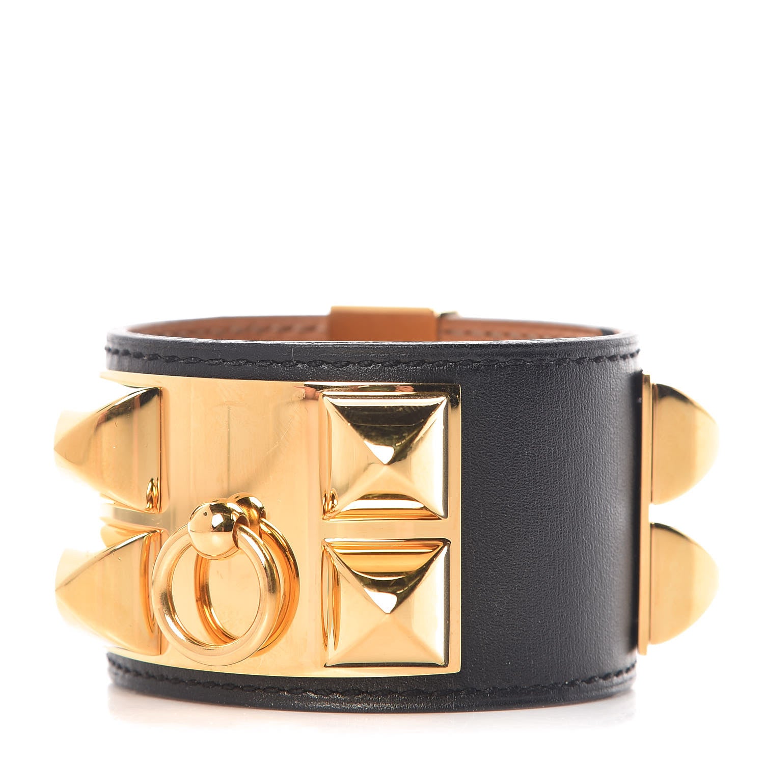 Hermes Chamonix Collier de Chien CDC Bracelet S Black 1 of 5