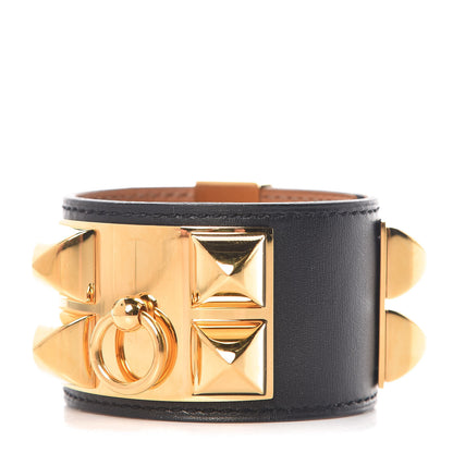 Hermes Chamonix Collier de Chien CDC Bracelet S Black 1 of 5