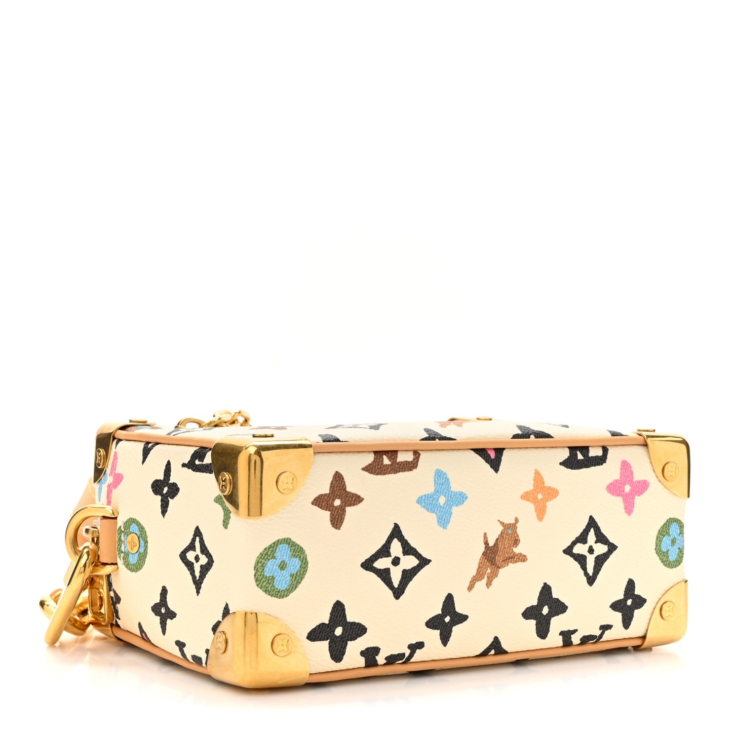 X TYLER THE CREATOR Monogram Craggy Mini Soft Trunk Vanilla