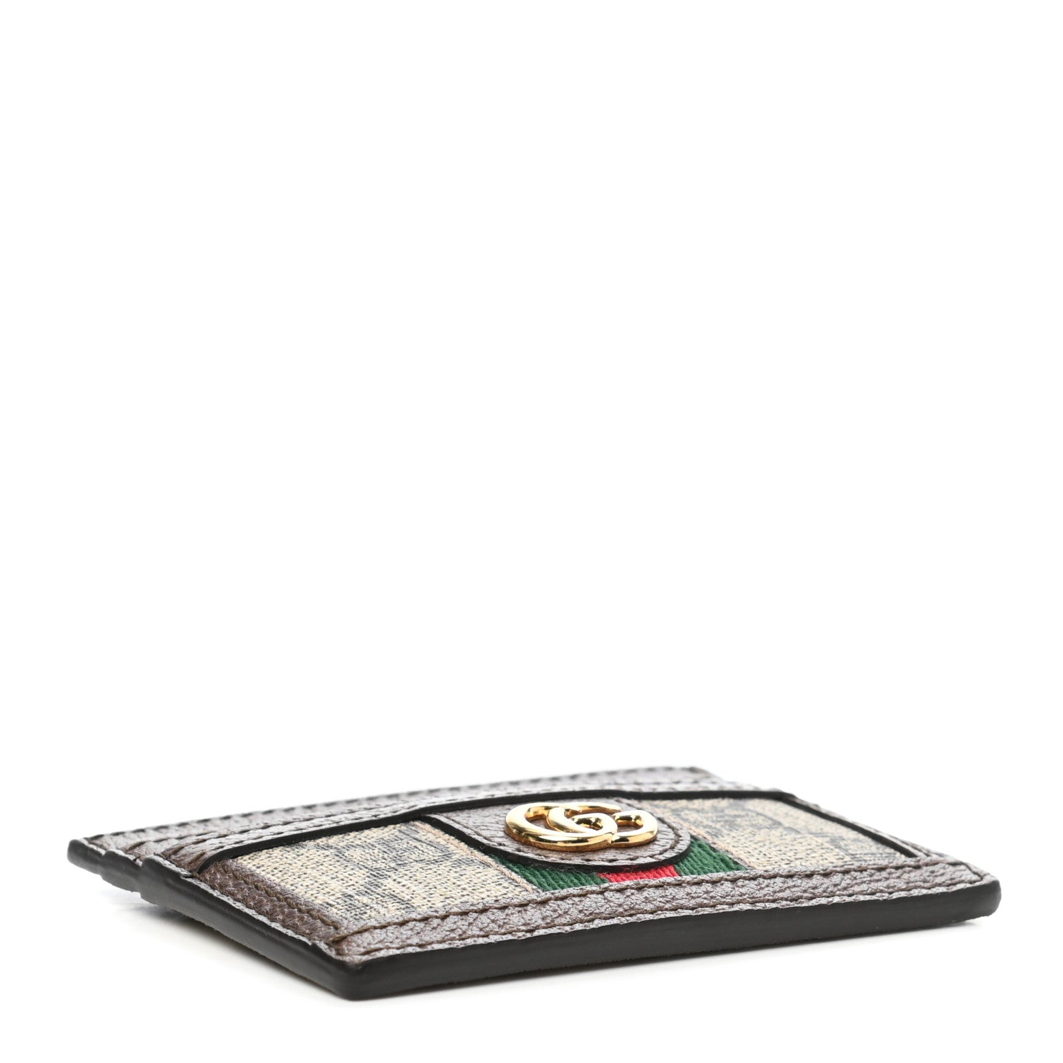 Gucci GG Supreme Monogram Ophidia Card Holder Brown 4 of 6