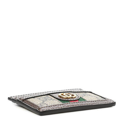Gucci GG Supreme Monogram Ophidia Card Holder Brown 4 of 6