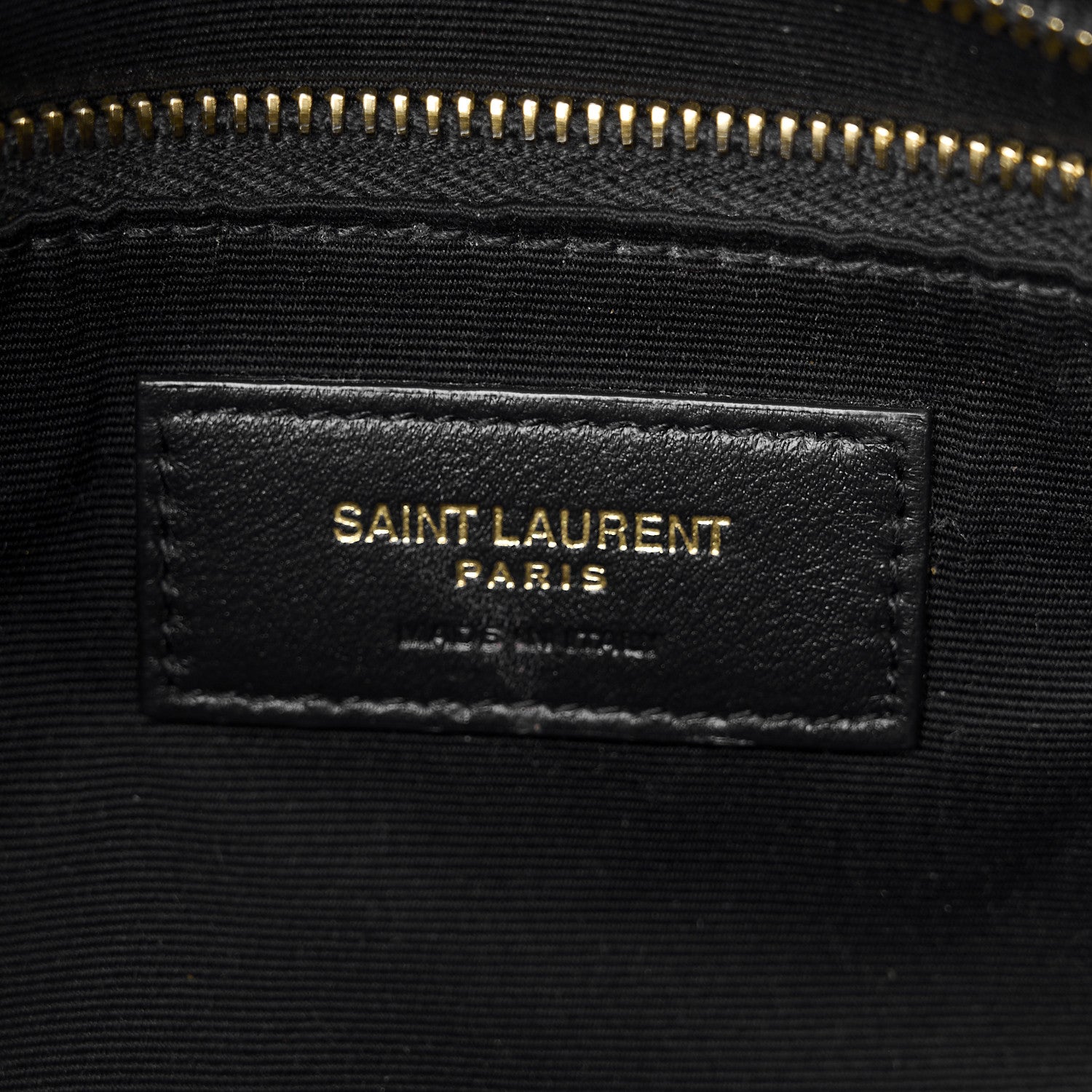 Saint Laurent Lambskin Quilted Small Loulou Puffer Monogram Chain Satchel Black 7 of 11