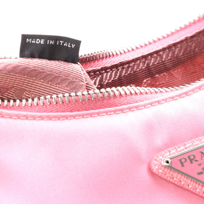 Prada Nylon Re-Edition 2005 Shoulder Bag Begonia 9 of 11