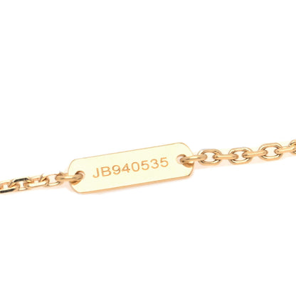 Van Cleef & Arpels 18K Yellow Gold Mother of Pearl Vintage Alhambra Pendant Necklace 4 of 6
