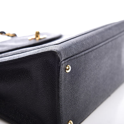 Chanel Caviar Flap Shoulder Bag Black 8 of 13