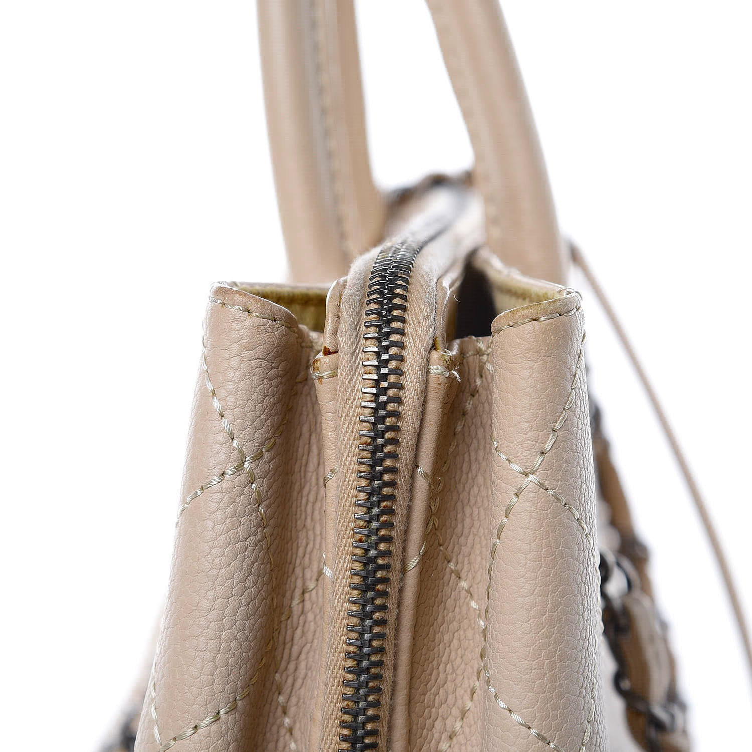 Chanel Grained Vegetal Calfskin Urban Shopping Tote Beige 22 of 24