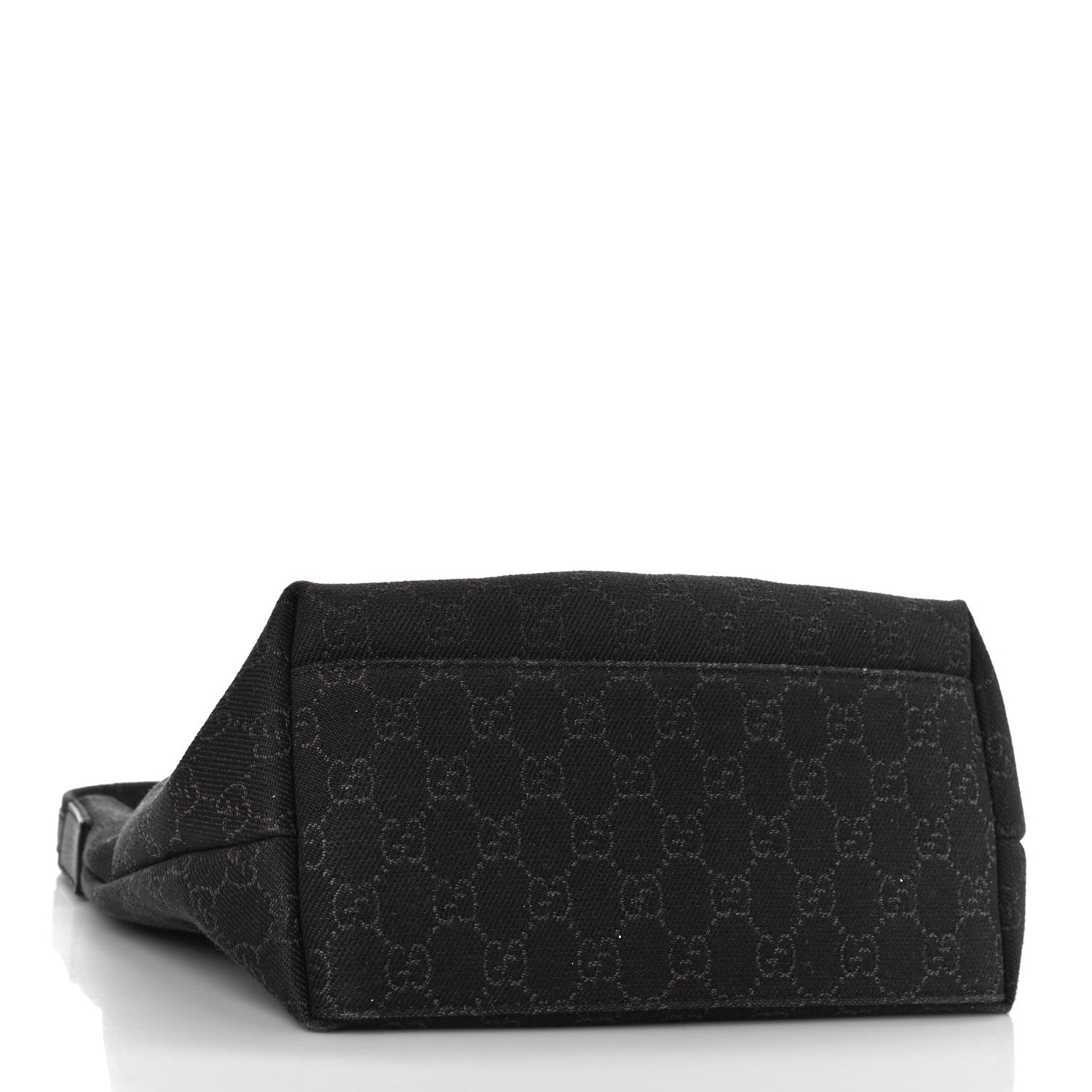 Gucci Denim Monogram Small Hobo Dark Brown 4 of 9