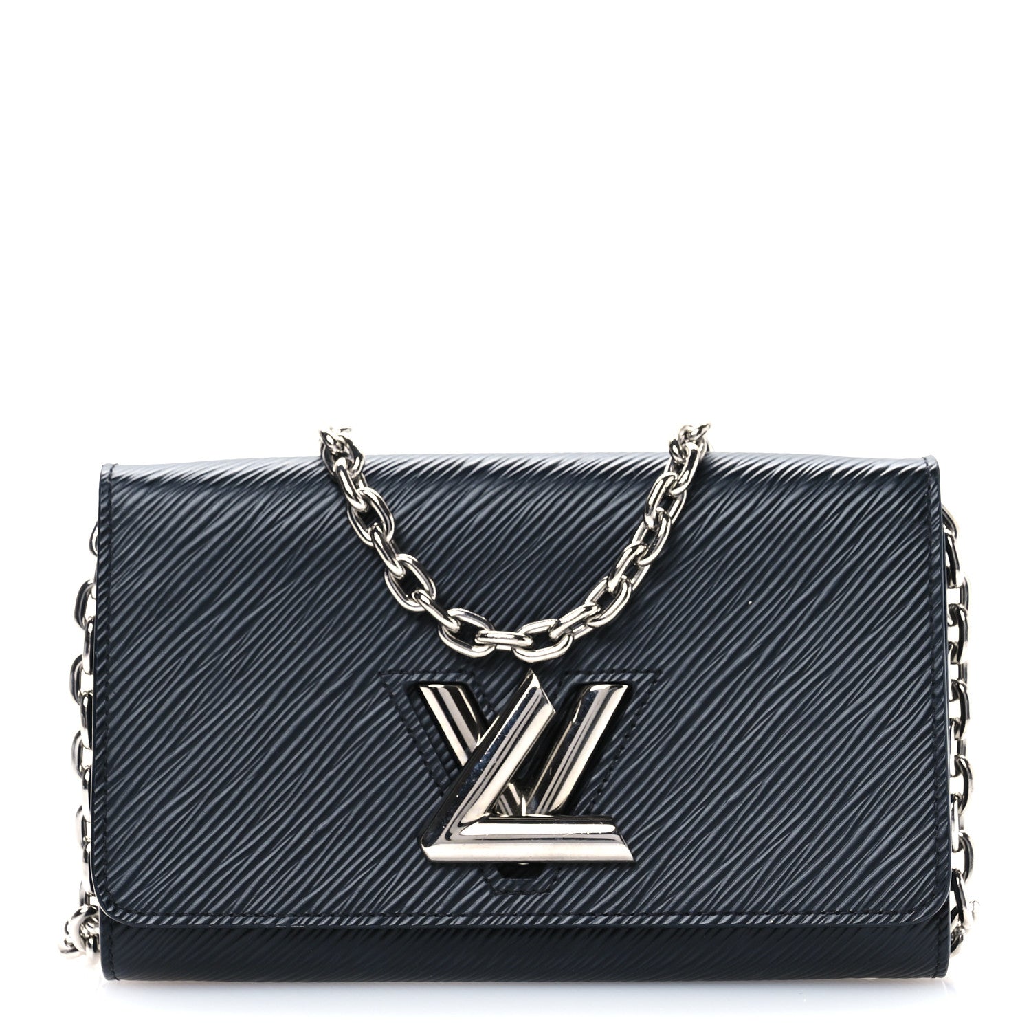 Louis Vuitton Epi Twist Chain Wallet Black 1 of 9