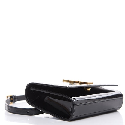 Saint Laurent Patent Monogram Kate Belt Bag Black 4 of 10