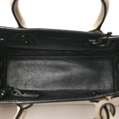 Saint Laurent Grained Calfskin Nano Sac De Jour Porcellana Black 5 of 12
