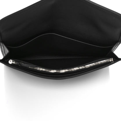 Hermes Swift Lizard Jige Touch Duo Clutch Black Ombre 4 of 8