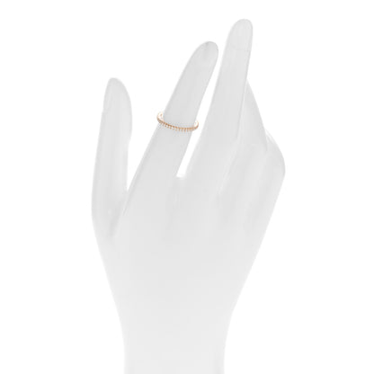 Cartier 18K Pink Gold Diamond 1.5mm Étincelle de Cartier Wedding Band Ring 47 4 2 of 5