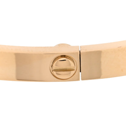 Cartier 18K Yellow Gold Small LOVE Bracelet 17 5 of 7