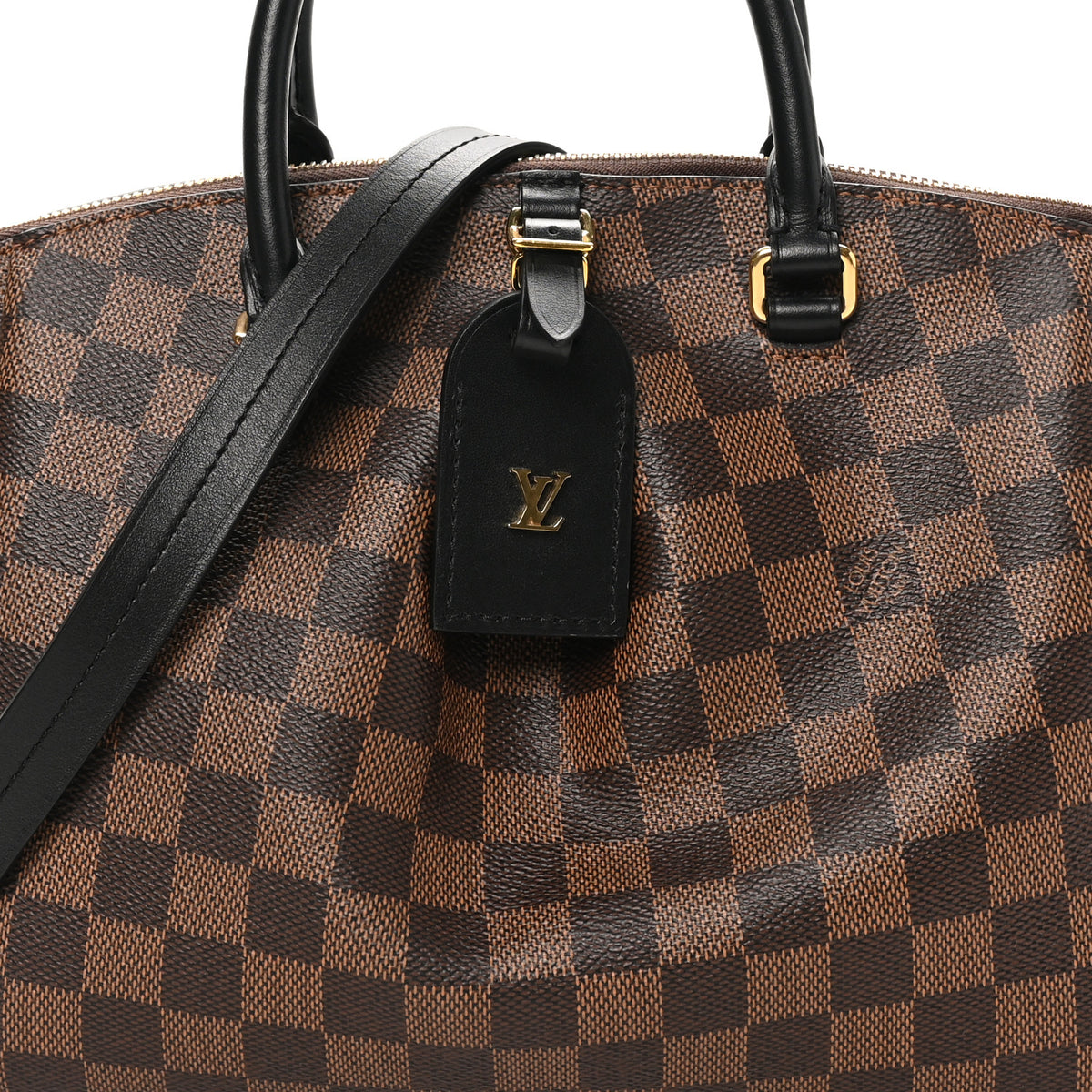 Louis Vuitton Damier Ebene Odeon Tote PM Black 6 of 8