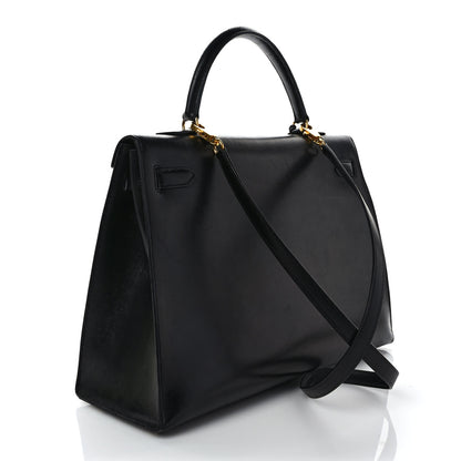Hermes Box Kelly Sellier 35 Black 4 of 12