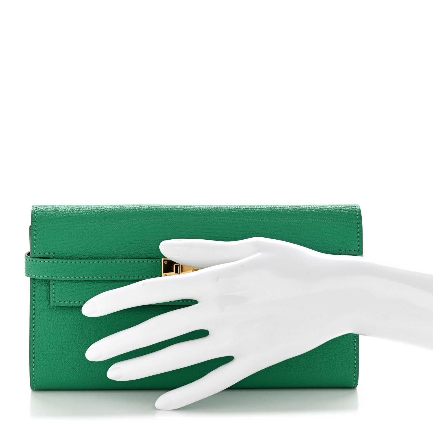 Hermes Chevre Mysore Kelly Longue Wallet Menthe 1850557 – FASHIONPHILE