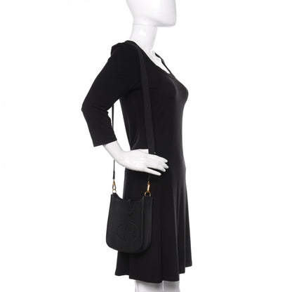 Hermes Taurillon Clemence Evelyne TPM Black 2 of 10