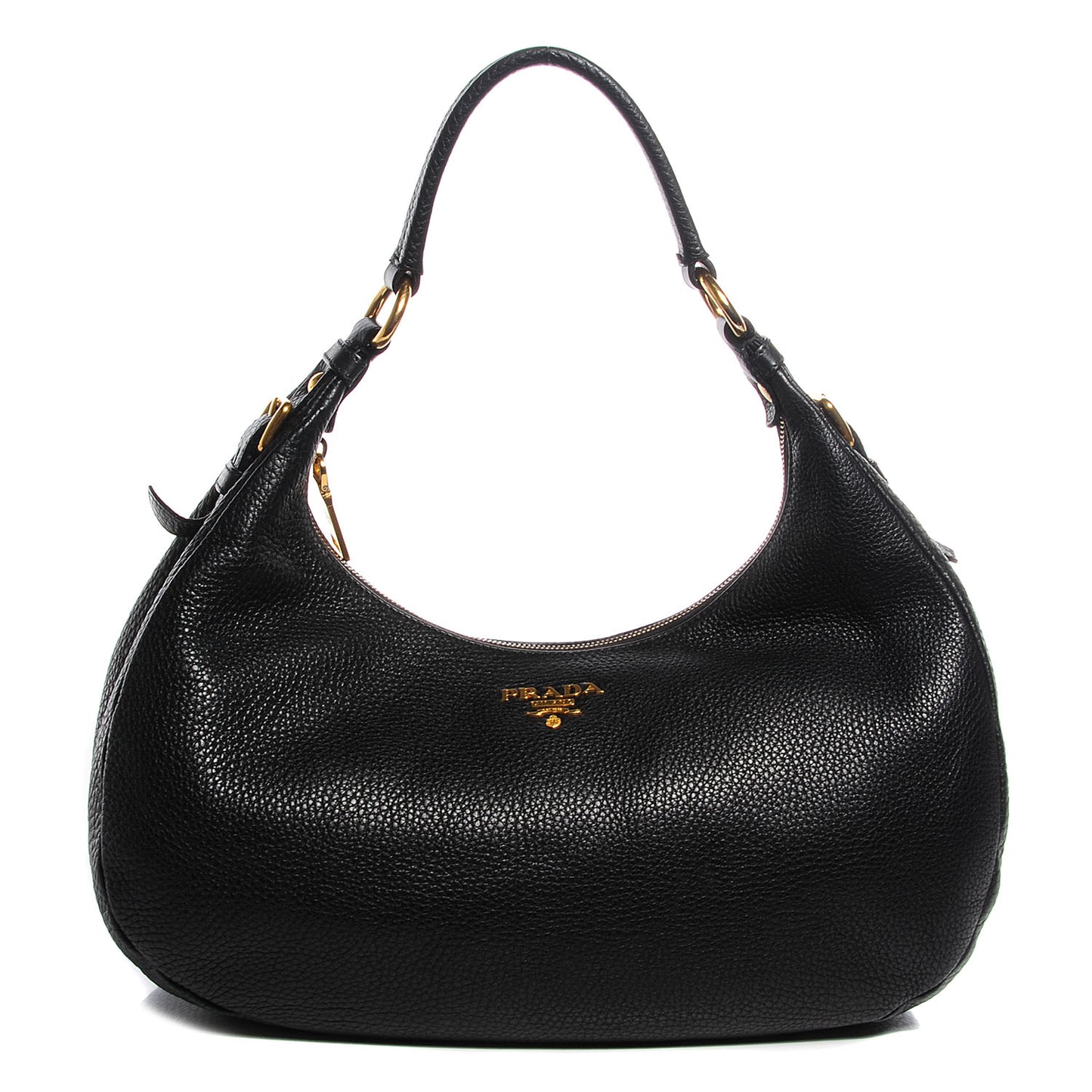 Vitello Daino Hobo Nero Black