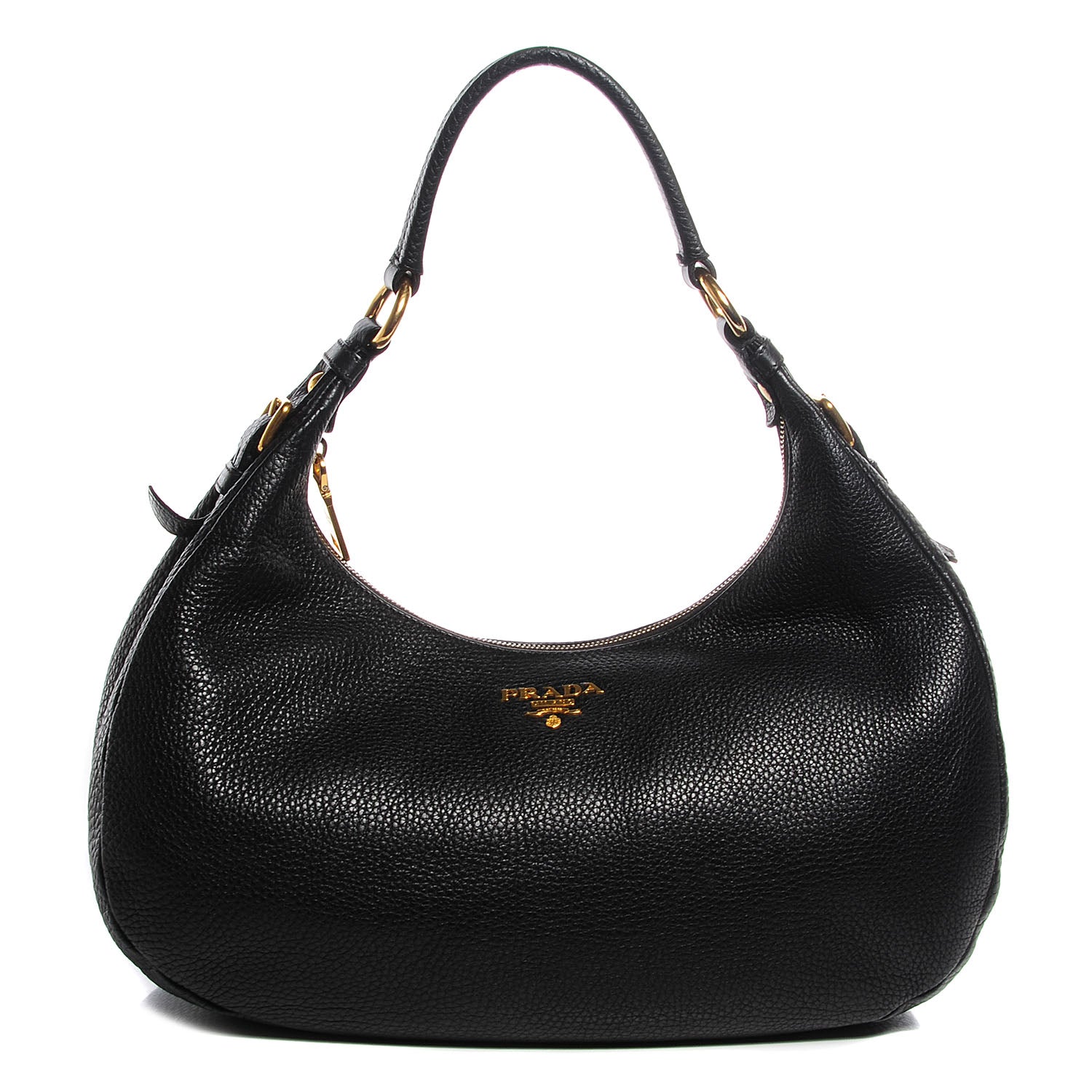 Prada Vitello Daino Hobo Nero Black 1 of 12