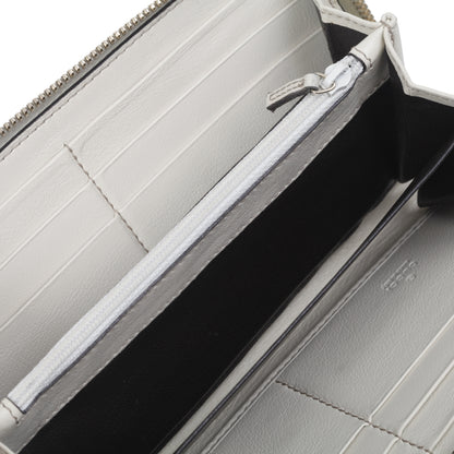 Gucci Guccissima GG Pierce Zip Around Wallet White 5 of 8