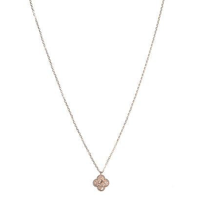 Van Cleef & Arpels 18K Rose Gold Sweet Alhambra Pendant Necklace 1 of 7