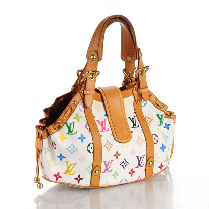 Louis Vuitton Monogram Multicolor Theda GM White 4 of 9