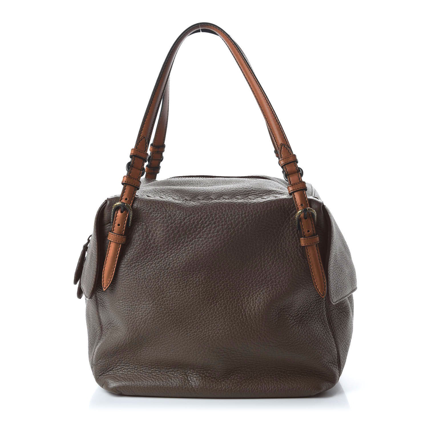 Bottega Veneta Cervo Deerskin Shoulder Bag Brown 1 of 9