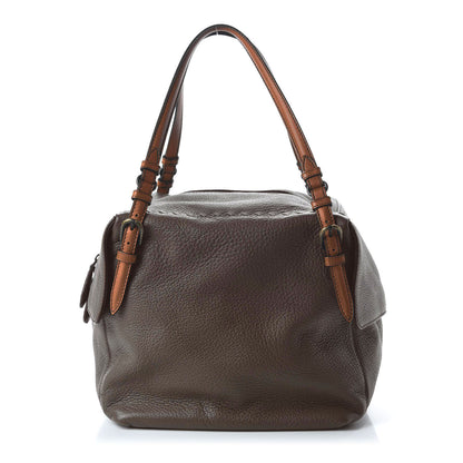Bottega Veneta Cervo Deerskin Shoulder Bag Brown 1 of 9
