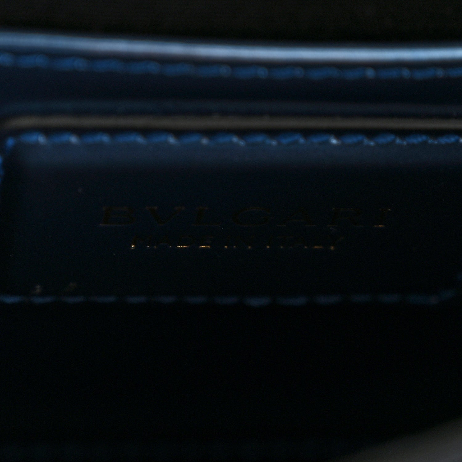 Bulgari Metallic Calfskin Serpenti Forever Top Handle Blue 1849463