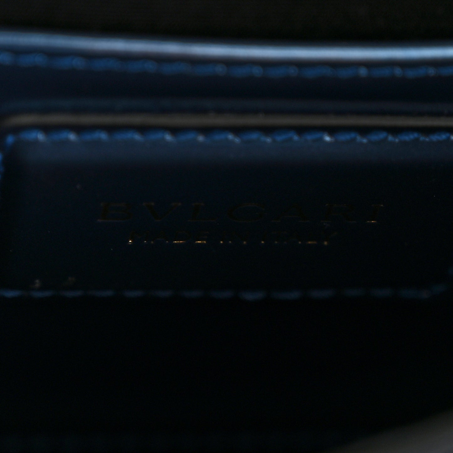 Metallic Calfskin Serpenti Forever Top Handle Blue