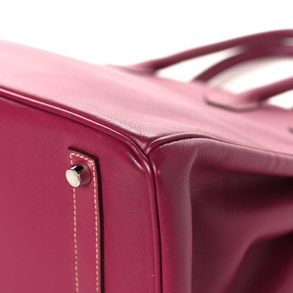 Hermes Epsom Candy Birkin 35 Tosca Rose Tyrien 12 of 17