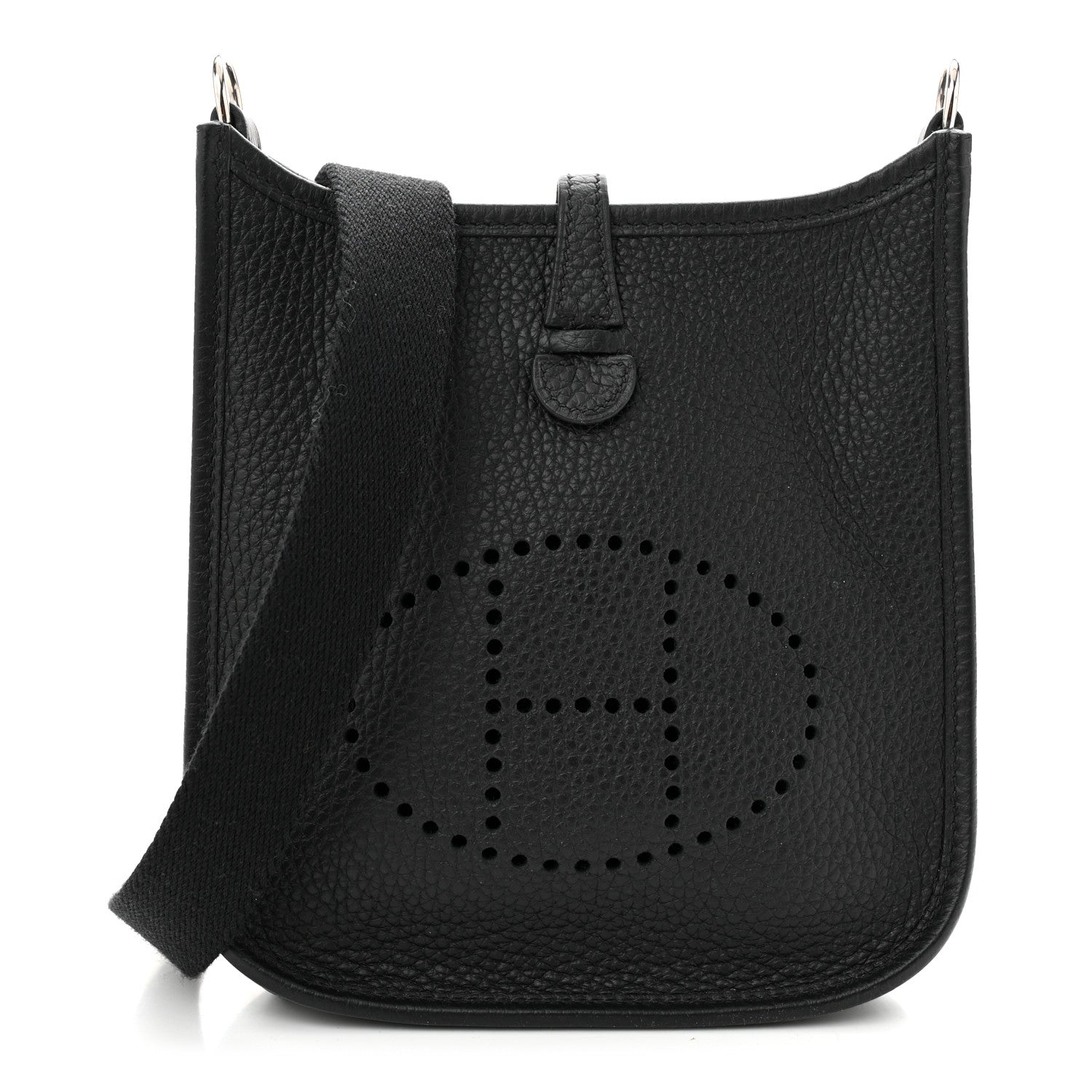 Hermes Taurillon Clemence Evelyne TPM Black 1 of 10