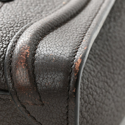 Celine Drummed Calfskin Nano Luggage Brown 19 of 20