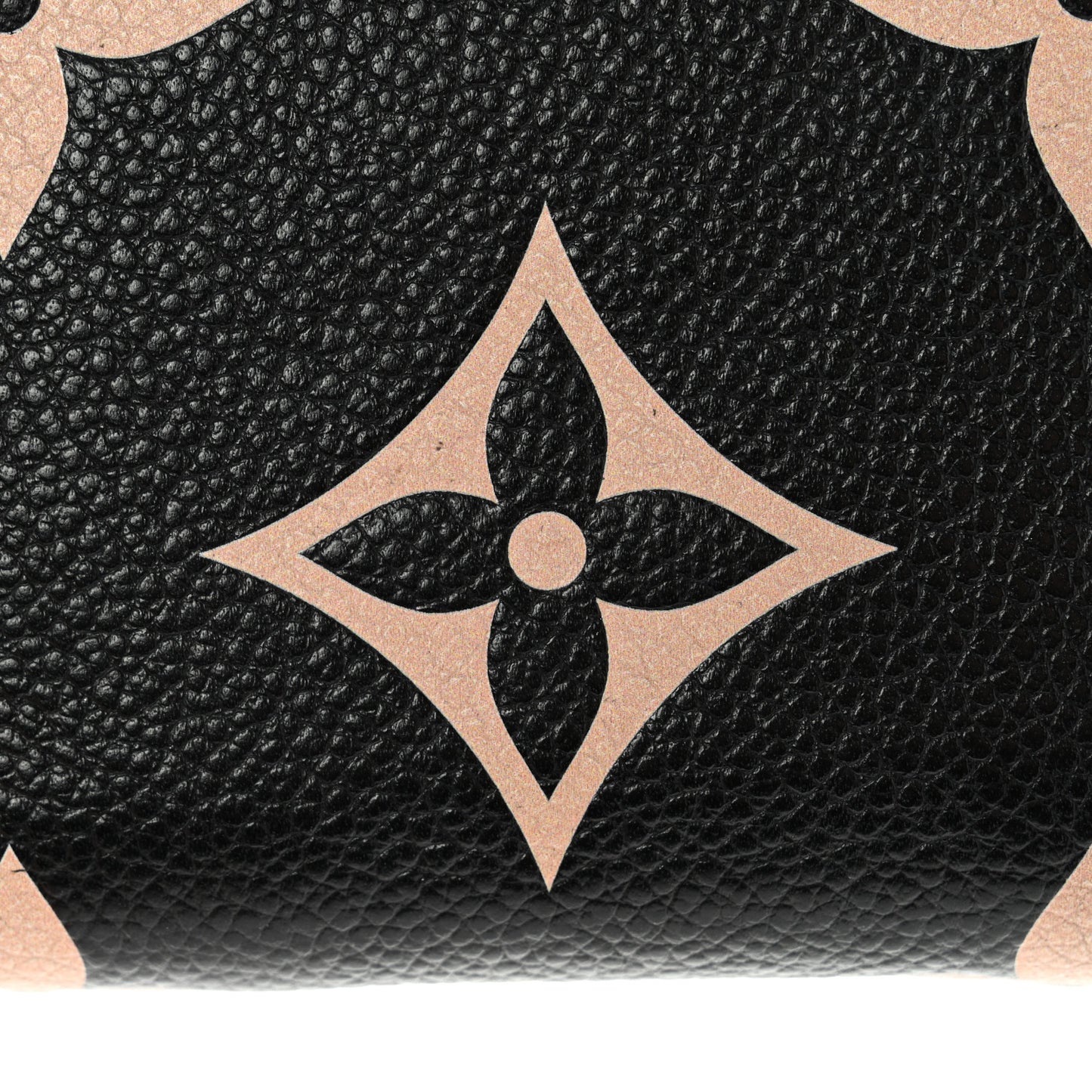 Empreinte Monogram Giant Zippy Coin Purse Black Beige