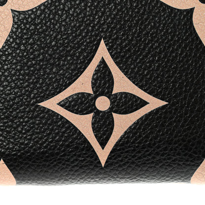 Louis Vuitton Empreinte Monogram Giant Zippy Coin Purse Black Beige 14 of 15
