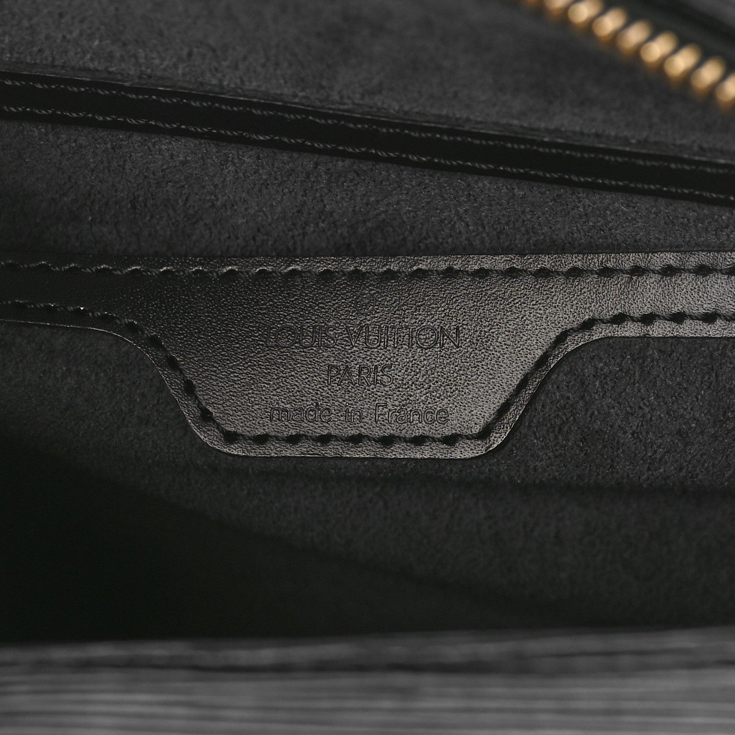 Louis Vuitton Epi Soufflot Black 7 of 9