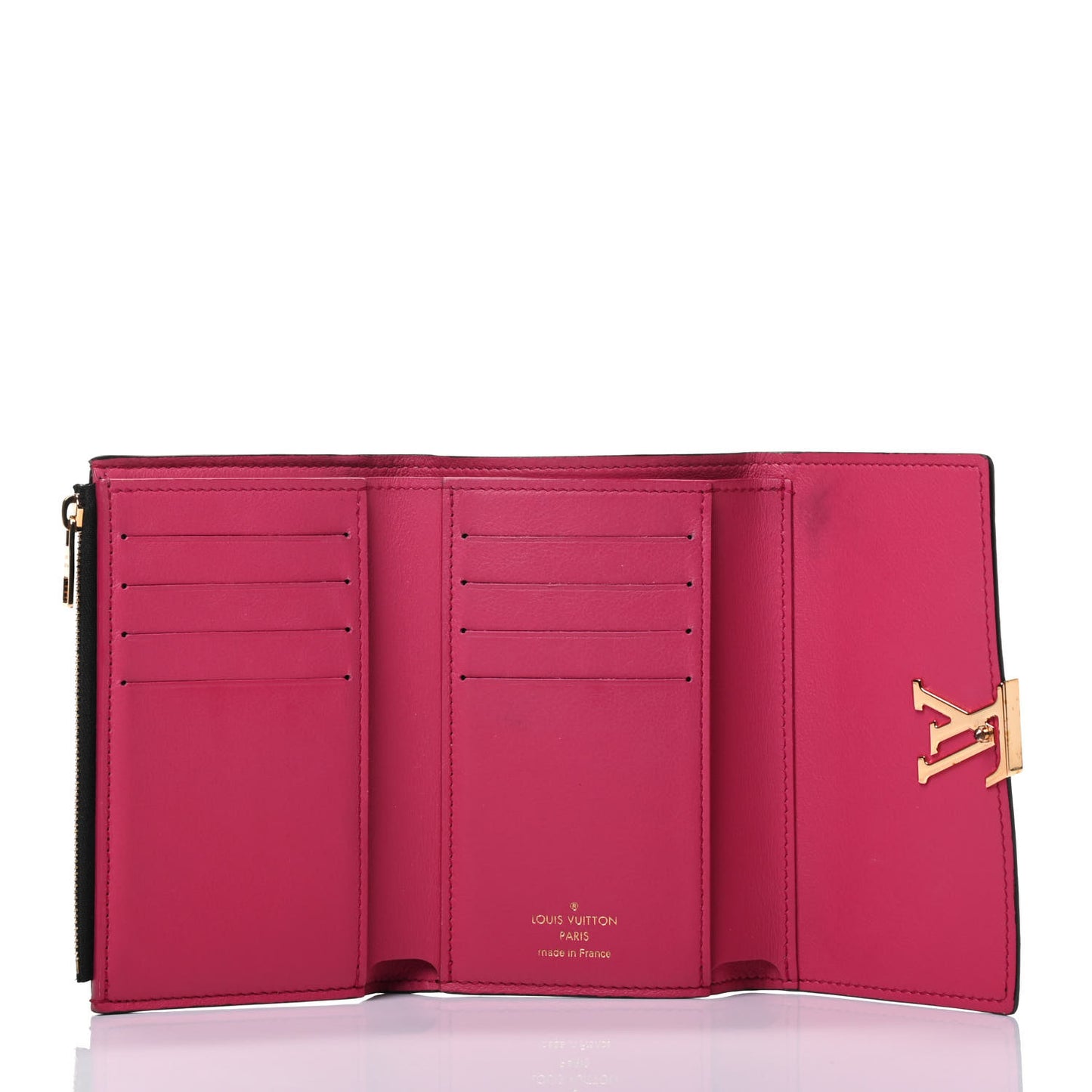 Taurillon Capucines Compact Wallet Black