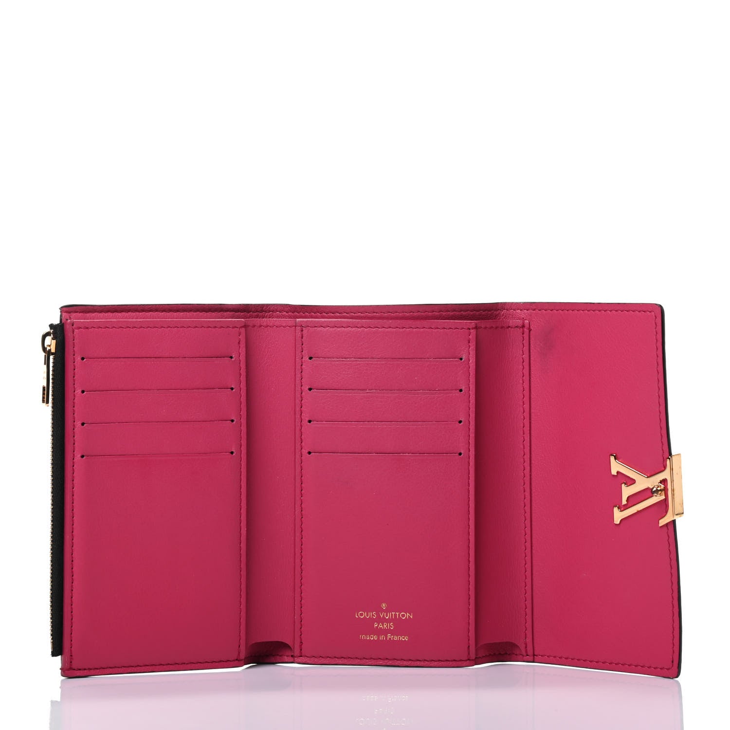 Louis Vuitton Taurillon Capucines Compact Wallet Black 4 of 4
