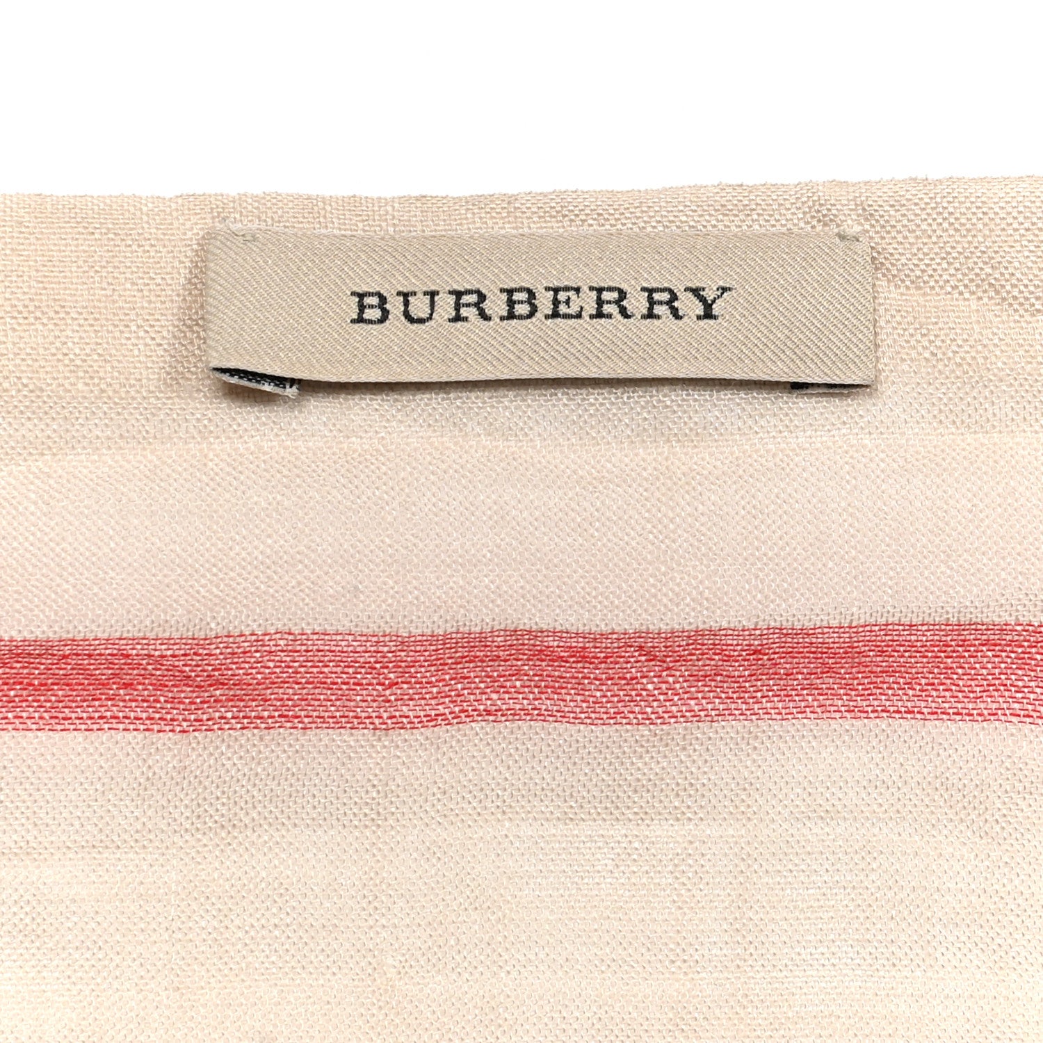 Burberry Wool Silk House Check Lightweight Scarf Stone 3 of 5