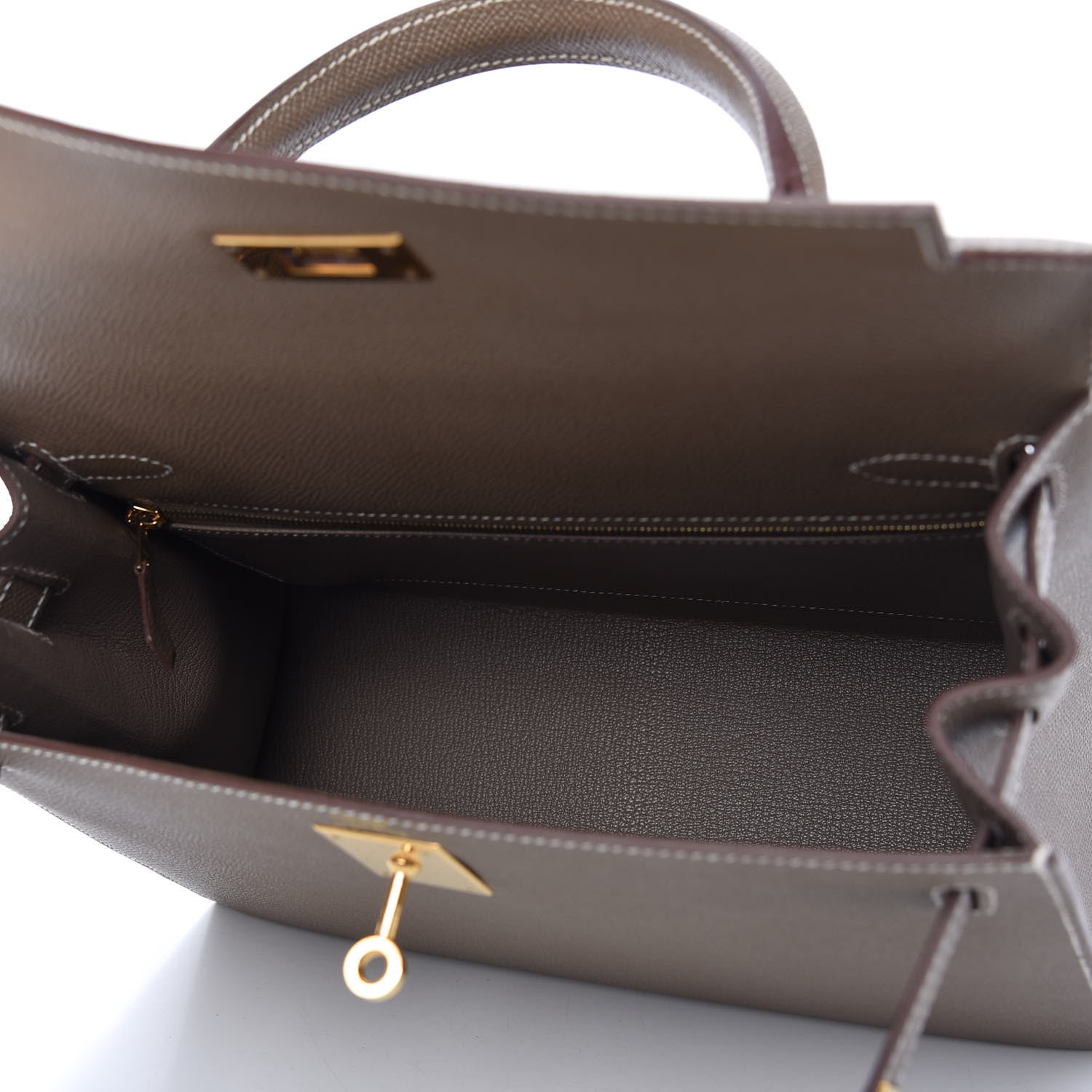 Hermes Epsom Kelly Sellier 28 Etoupe 5 of 11