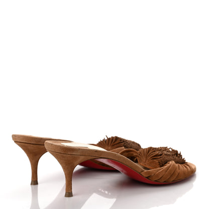 Christian Louboutin Suede Belbrossa 55 Mules 37 Brown 4 of 7