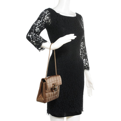 Chanel Caviar Square Quilted Paris Byzance Mini Flap Dark Gold 2 of 8