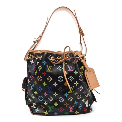 Louis Vuitton Monogram Multicolor Petit Noe Black 1 of 4