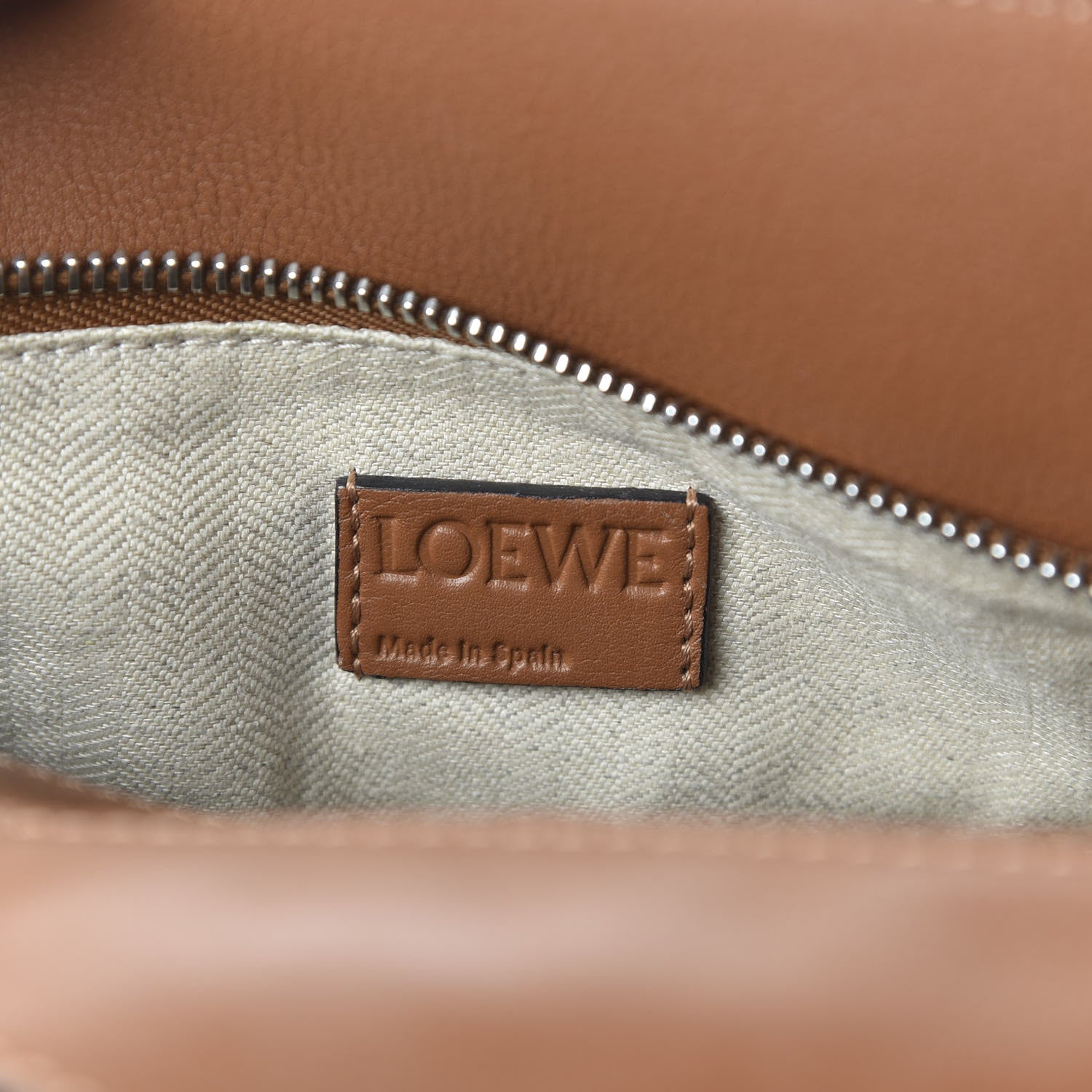 Loewe Calfskin Small Puzzle Bag Tan 10 of 11