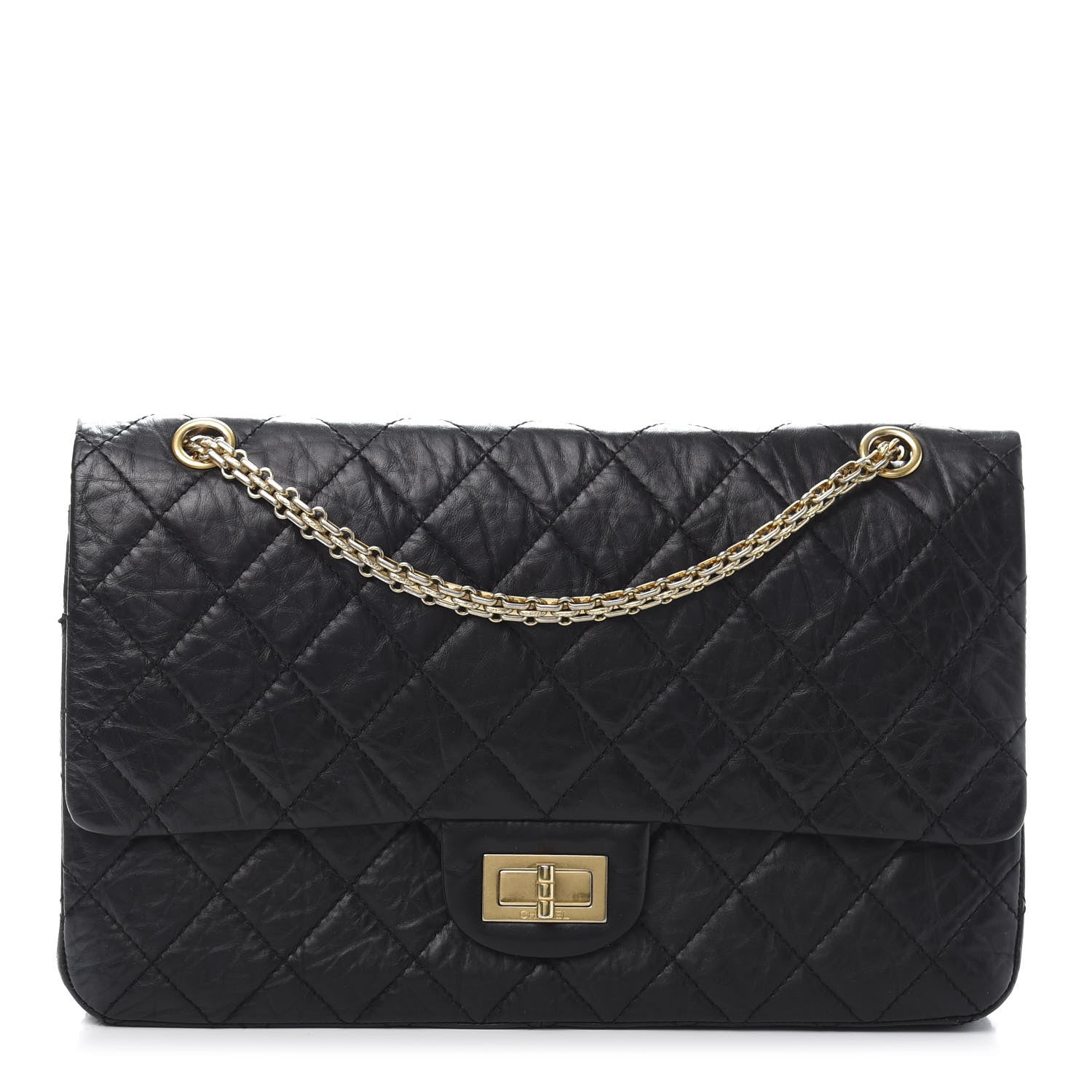 Chanel Aged Calfskin Quilted 2.55 Reissue 227 Flap Black 1 of 13