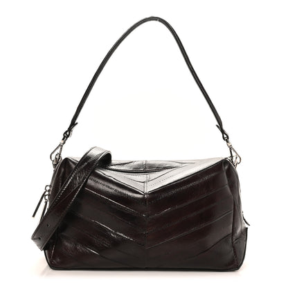 Fendi Eel Lui Medium Shoulder Bag Burgundy 1 of 10