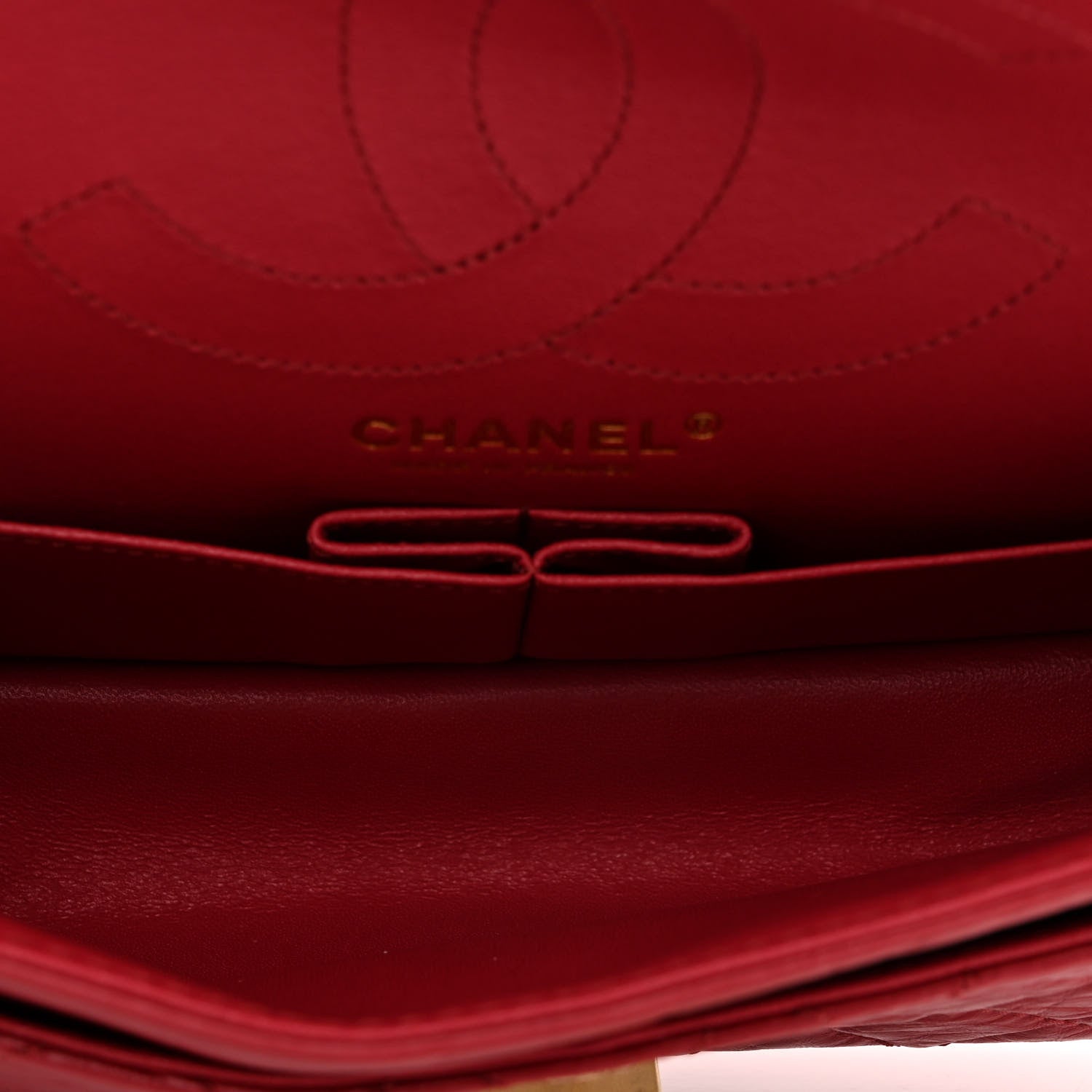 Chanel Aged Calfskin Quilted 2.55 Reissue 225 Flap Red 4 of 9